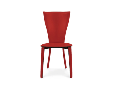 CARLOTTA - Tanned leather chair _ ENRICO PELLIZZONI