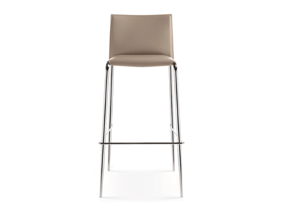 GAZZELLA - High tanned leather stool _ ENRICO PELLIZZONI