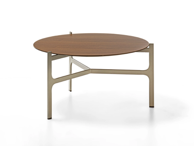 SYDNEY - Round wooden coffee table _ ENRICO PELLIZZONI