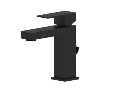 ITALIA R BLACK - Countertop washbasin mixer with pop up waste _ Ercos
