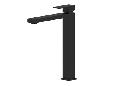 ITALIA R BLACK - High countertop single handle washbasin mixer _ Ercos