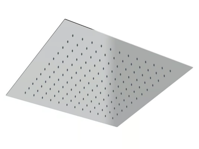 Square overhead shower - Built-in stainless steel rain shower _ Ercos