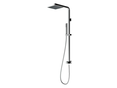 SQUARE - Wall-mounted shower panel with hand shower _ Ercos