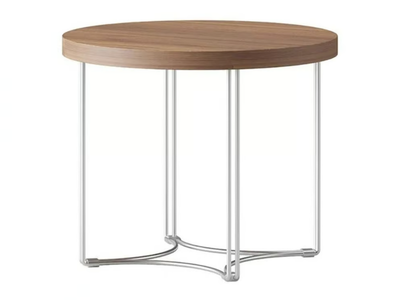 ALPAS - Round wood veneer coffee table _ Ersa