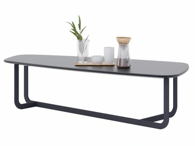 AQUA - Rectangular wood veneer coffee table _ Ersa