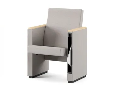 ASSOS - Folding fabric training chair with writing tablet _ Ersa