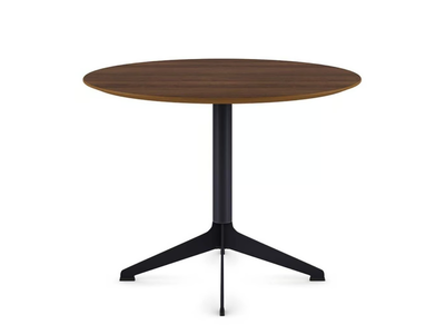 AURA - Round laminate table with 4-star base _ Ersa