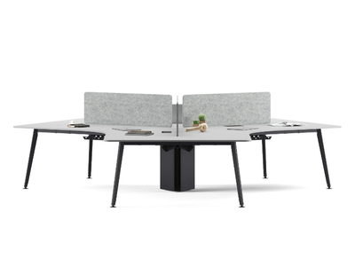 FLORES - Sectional wooden workstation desk _ Ersa