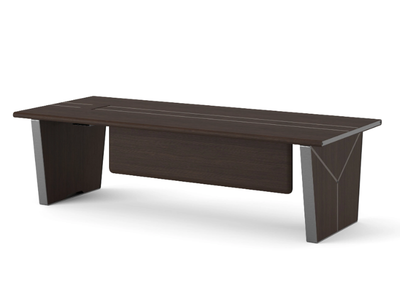 FLUX - Rectangular wooden executive desk with drawers _ Ersa