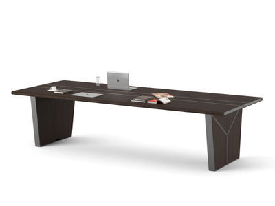 FLUX - Rectangular wooden meeting table _ Ersa