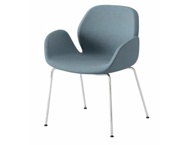 MAGNOLIA - Upholstered fabric chair with armrests _ Ersa