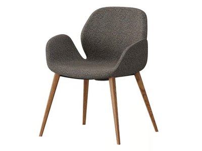 MAGNOLIA - Upholstered fabric chair with armrests _ Ersa