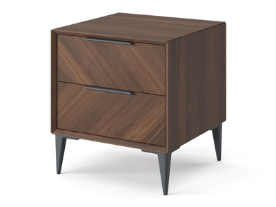 MITRA - Rectangular wooden bedside table with drawers _ Ersa