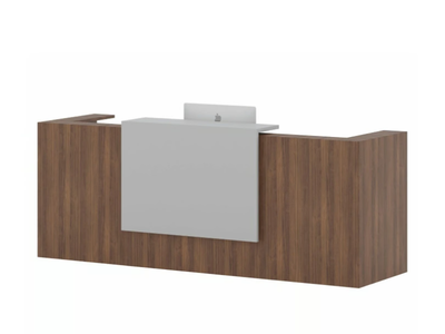 NUOVA - Modular wood veneer reception desk _ Ersa