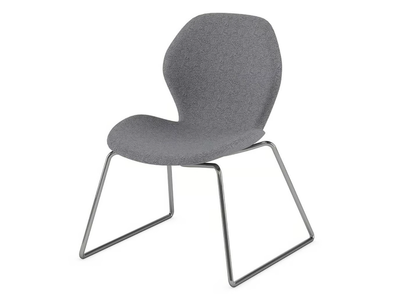 POLAR - Sled base upholstered fabric chair _ Ersa