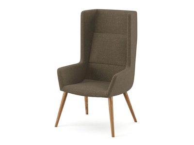 TERRA HOME - Fabric chair with armrests _ Ersa
