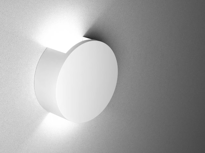 BUTTON - LED plaster wall lamp _ Essenzialed