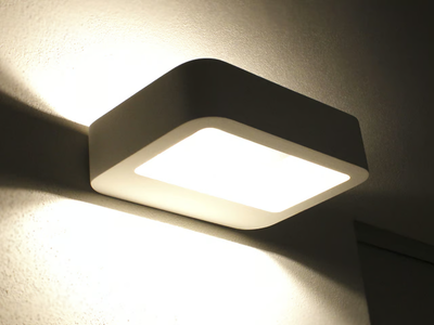 FRAME ROUND - LED plaster wall lamp _ Essenzialed