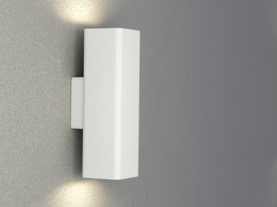SQUADRO - LED plaster wall lamp _ Essenzialed
