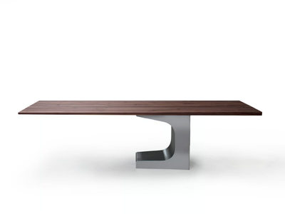 NIEMEYER - Solid wood executive desk _ ESTEL GROUP