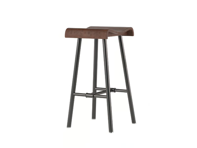 PLOMBIER - Wooden stool _ ESTEL GROUP