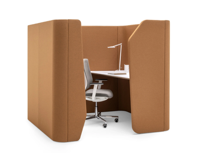 WORKSTATION - Acoustic fabric office booth _ ESTEL GROUP