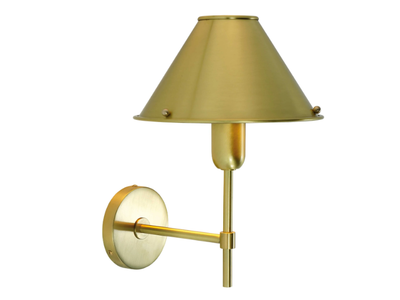 ALICYA - LED brass wall lamp with fixed arm _ Estro