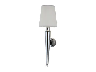 GEMMA - LED fabric and brass wall lamp _ Estro