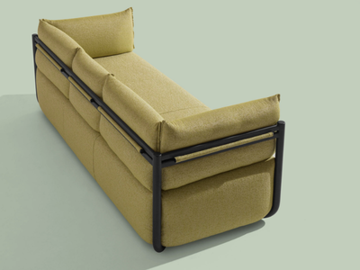 COSMO 1522 - 3 seater fabric garden sofa _ Et al.