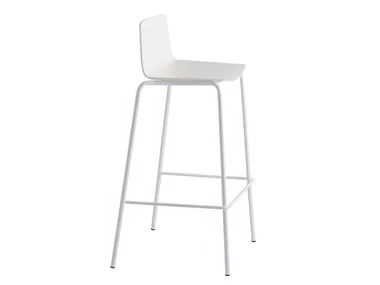 CUBA 1623 - High polypropylene stool with footrest _ Et al.
