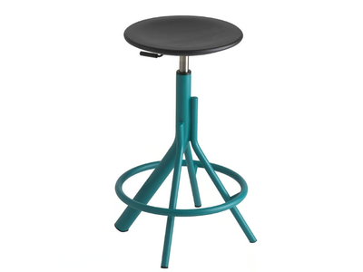 MAIN 1120 - Swivel stool height-adjustable with footrest _ Et al.