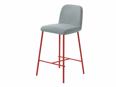 MYRA 654B - Upholstered fabric counter stool _ Et al.