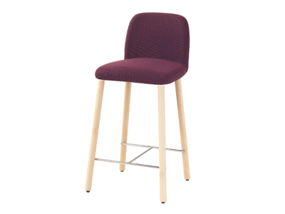 MYRA 658B - Upholstered fabric counter stool _ Et al.