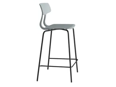 SNAP 1102B - Polypropylene stool with back _ Et al.