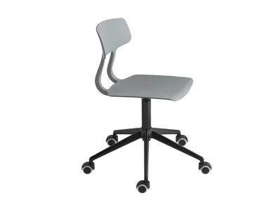 SNAP 1110 - Height-adjustable polypropylene office chair with 5-Spoke base _ Et al.