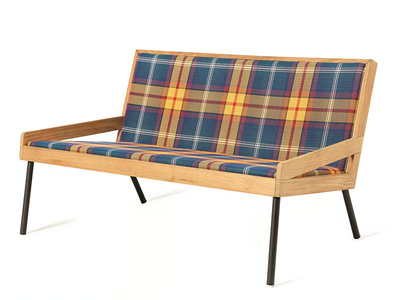 ALLAPERTO MOUNTAIN TARTAN - 2 seater technical fabric garden sofa _ Ethimo
