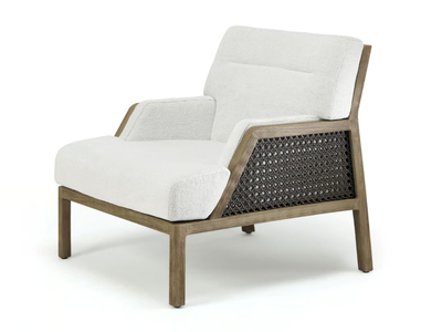 GRAND LIFE - Bergere garden armchair with armrests _ Ethimo