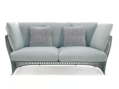 VENEXIA - 2 seater fabric and aluminium garden sofa _ Ethimo
