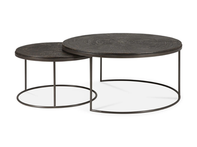 NESTING - Round stackable coffee table _ Ethnicraft