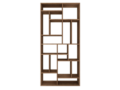 TEAK M-RACK - Open double-sided teak bookcase _ Ethnicraft