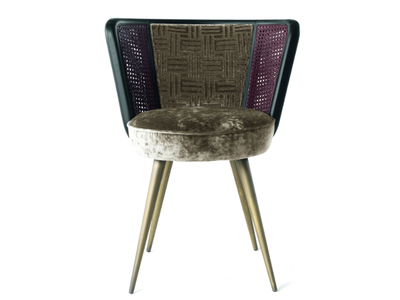 CARAL - Upholstered velvet chair _ ETRO Home Interiors