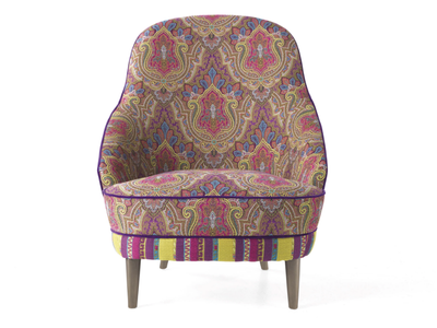 JEFFERSON - Upholstered fabric armchair with armrests _ ETRO Home Interiors