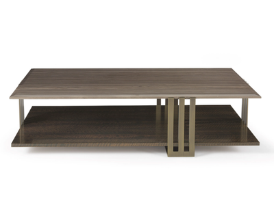 KLEE - Low rectangular eucalyptus coffee table _ ETRO Home Interiors