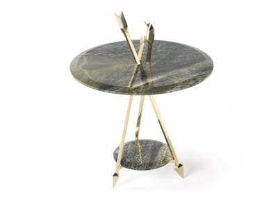 SAGITTA - Round marble side table _ ETRO Home Interiors