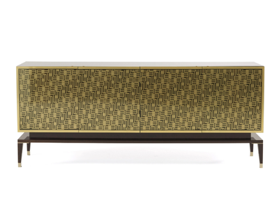 TIBESTI - Eucalyptus sideboard with doors _ ETRO Home Interiors