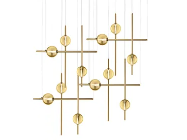 MIKADO S12 - LED Pyrex® pendant lamp _ Euroluce Lampadari