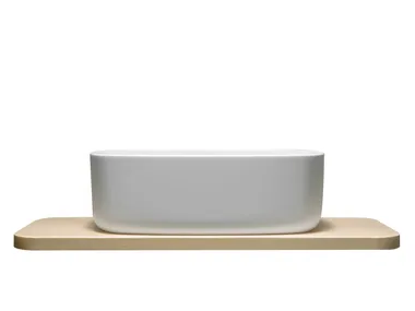 BOUNCE COUNTER CRISTALPLANT - Single Cristalplant® washbasin _ EVER Life Design