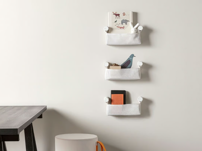 DOT BASKET - Technical fabric wall basket _ EVER Life Design