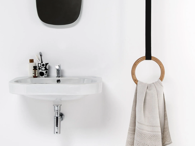 GAMBOL - Ceiling mounted towel ring _ EVER Life Design