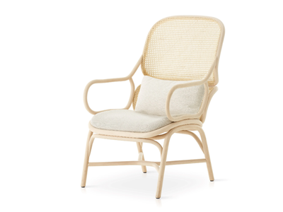 FRAMES - Rattan armchair with armrests _ EXPORMIM